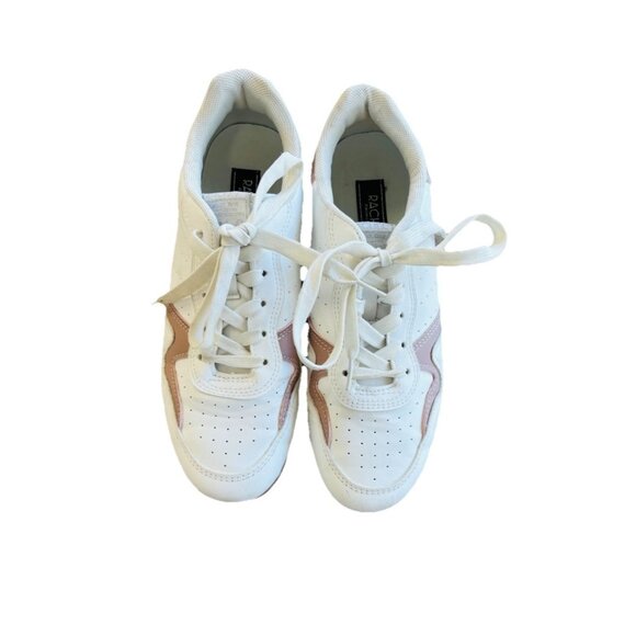 Rachel Roy Lacey Sneaker White And Blush Size 8.5 NWOT - Picture 2 of 6